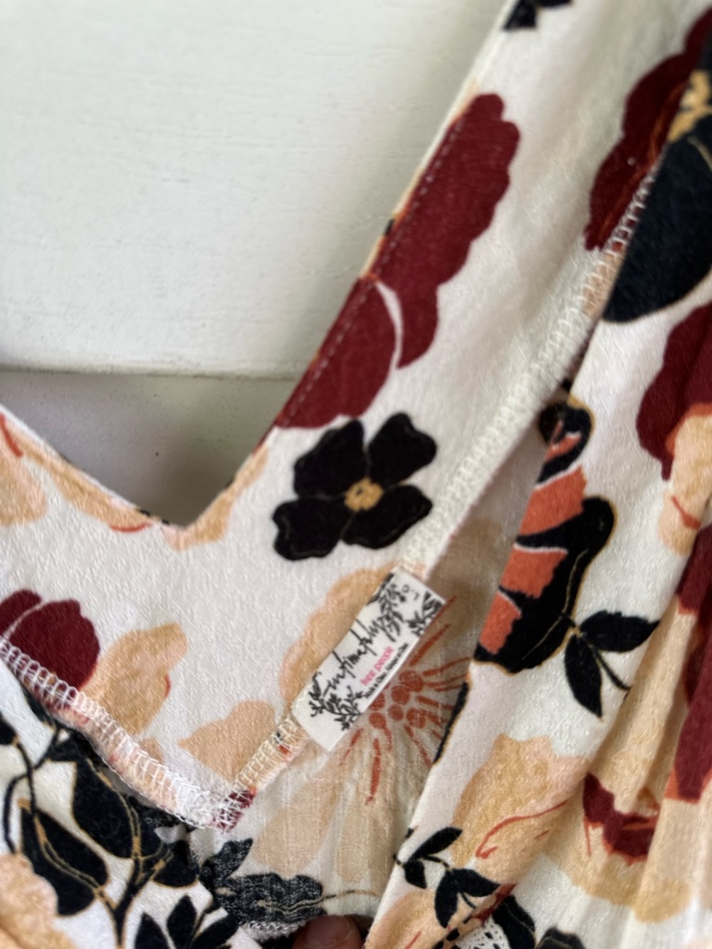 Free People floral slip dress - Picture 3 of 3